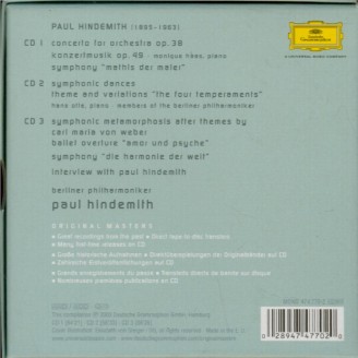 Hindemith Conducts Hindemith..